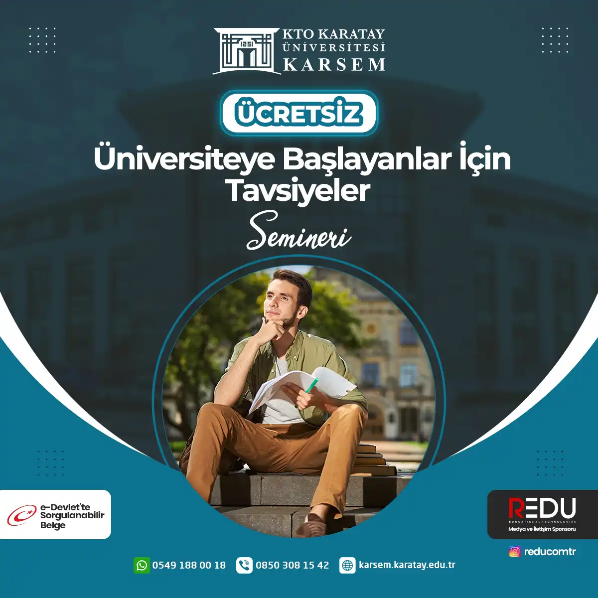 Ücretsiz - Üniversiteye Başlayanlar İçin Tavsiyeler Semineri